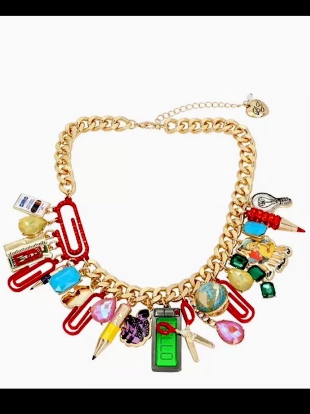 Betsey Johnson BTS Charm Necklace